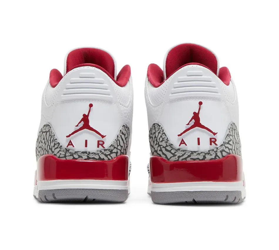 Air Jordan 3 Cardinal Red фото