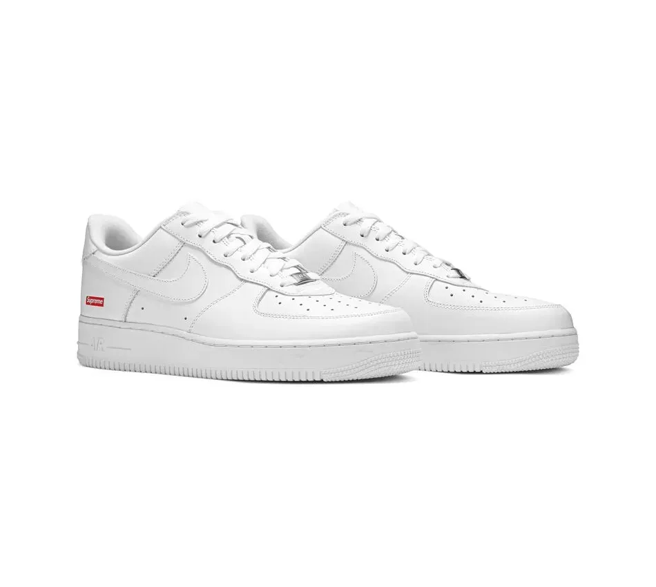 Air Force 1 Low Supreme 1 White (2020) фото