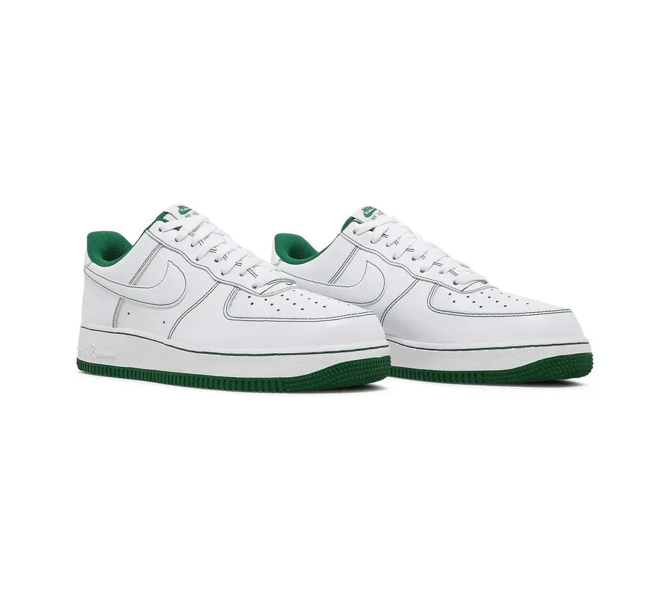 Air Force 1 Low Contrast Stitch-White Pine Green (2007) фото