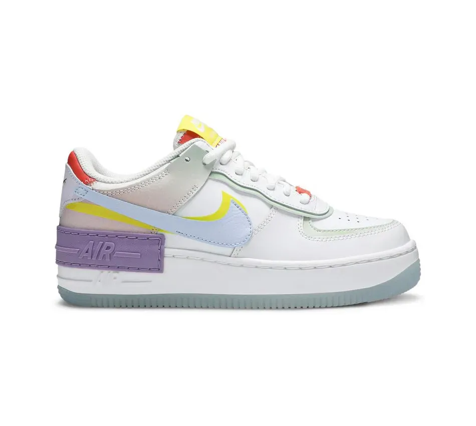 Низкие кроссовки Nike Air Force 1 Shadow White Hydrogen Blue (Разноцветный) Женский
