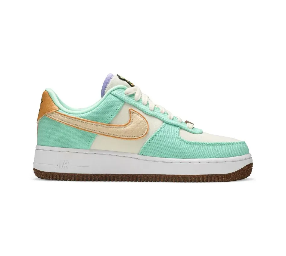 Низкие кроссовки Nike Air Force 1 Low Happy Pineapple (Зелёный) Женский