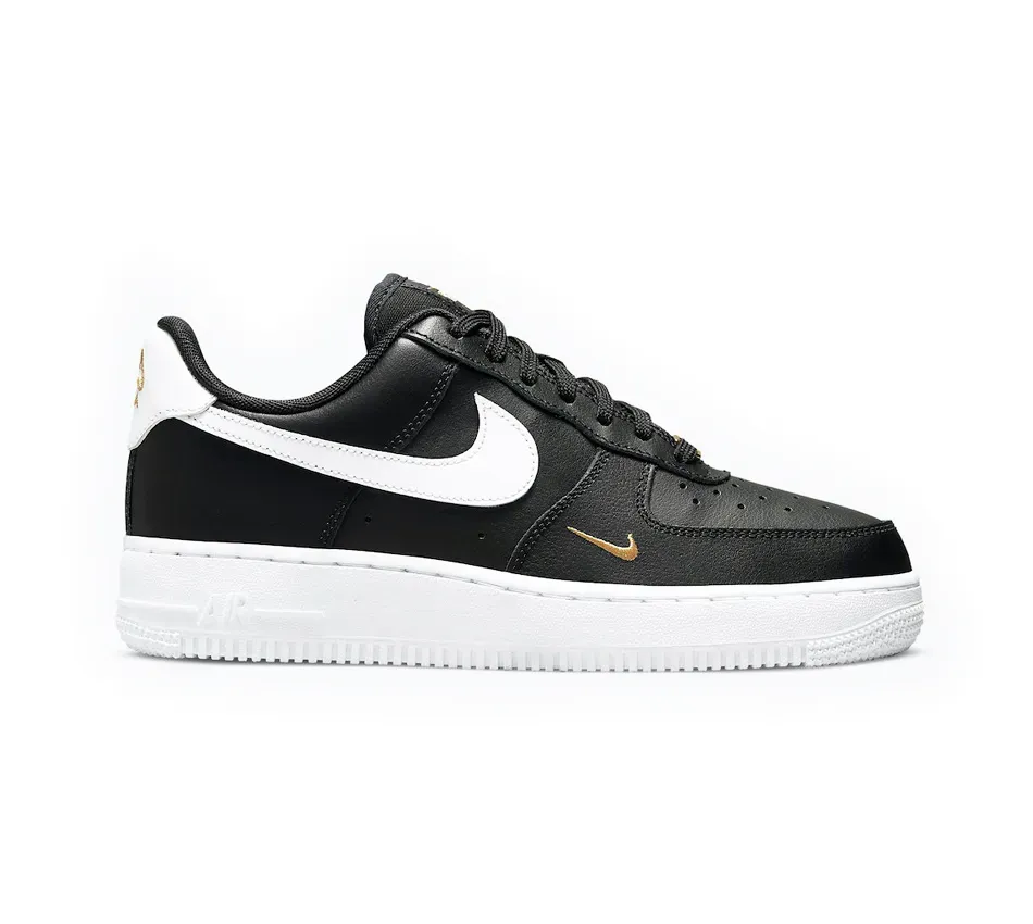 Низкие кроссовки Nike Air Force 1 Low Essential Black White (Чёрный) Унисекс
