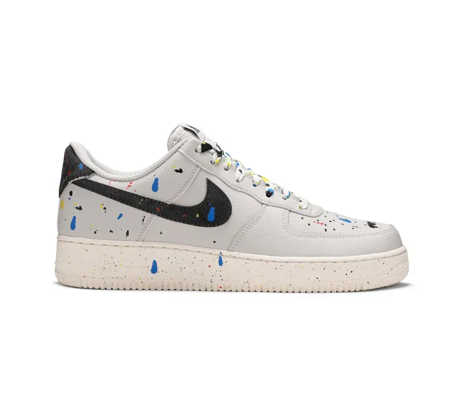 Низкие кроссовки Nike Air Force 1 Low Paint Splatter-Light Bone (Белый) Унисекс