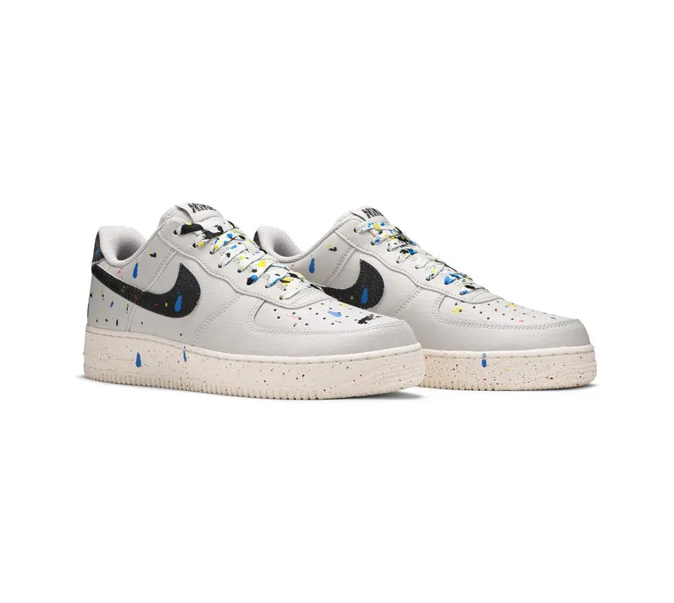 Air Force 1 Low Paint Splatter-Light Bone фото