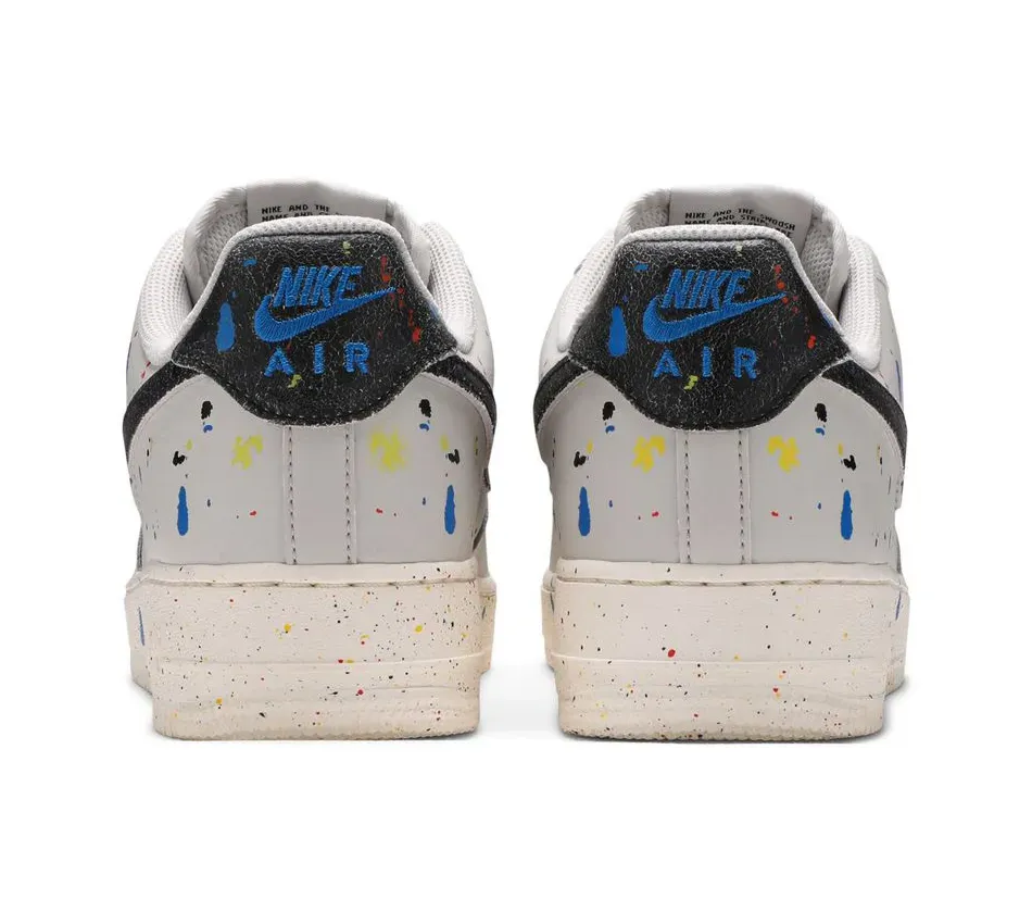Air Force 1 Low Paint Splatter-Light Bone фото