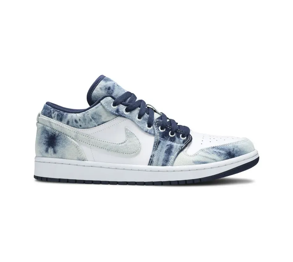 Air Jordan 1 Low SE Washed Denim фото