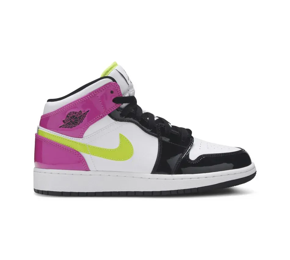 Air Jordan 1 Mid Cyber Active Fuchsia фото