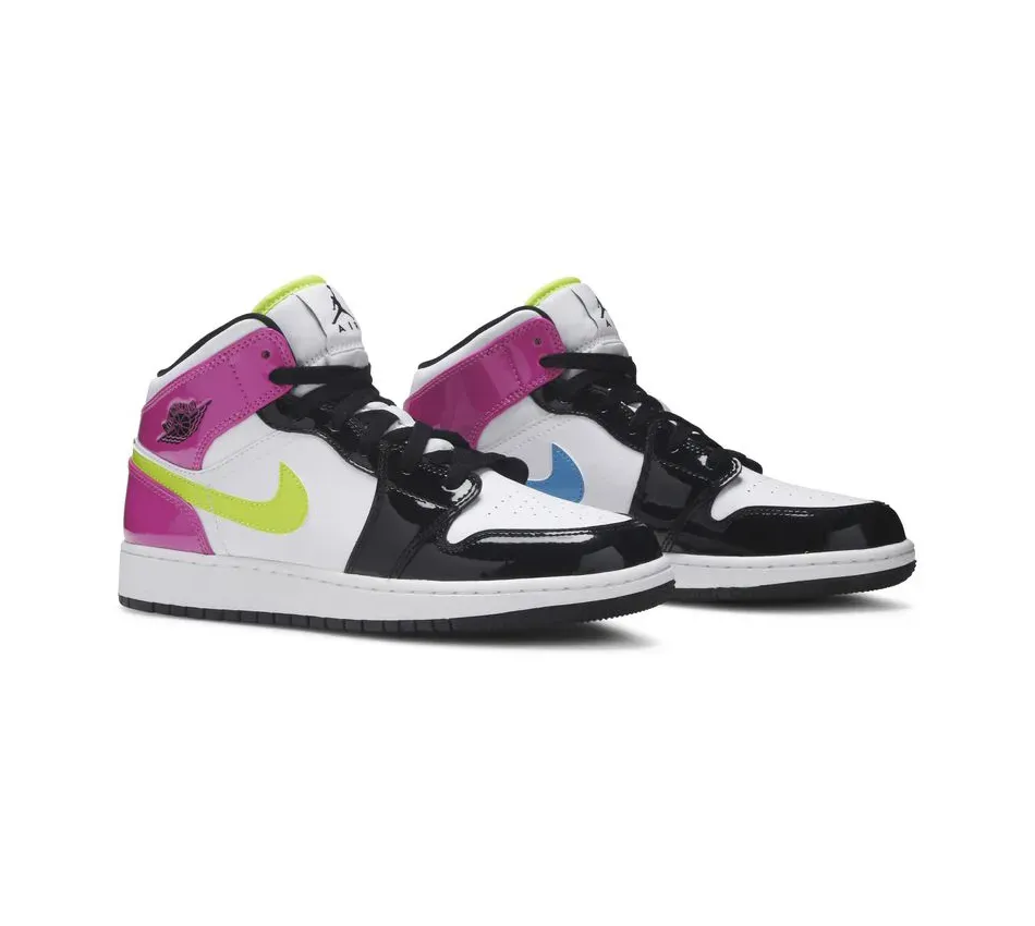 Air Jordan 1 Mid Cyber Active Fuchsia фото