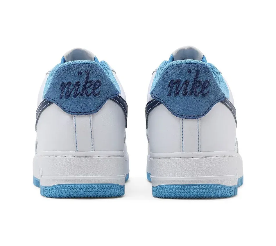 Air Force 1 Low 07 First Use White University Blue фото