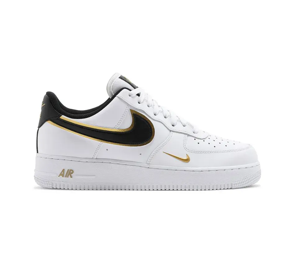 Air Force 1 Low 07 LV 8 White Metallic Gold фото