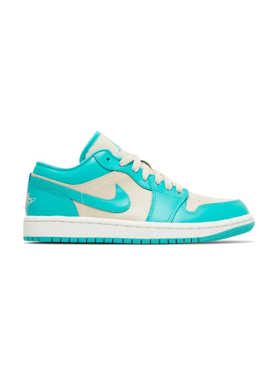 Air Jordan 1 Low Tropical Teal Sandy Beige фото