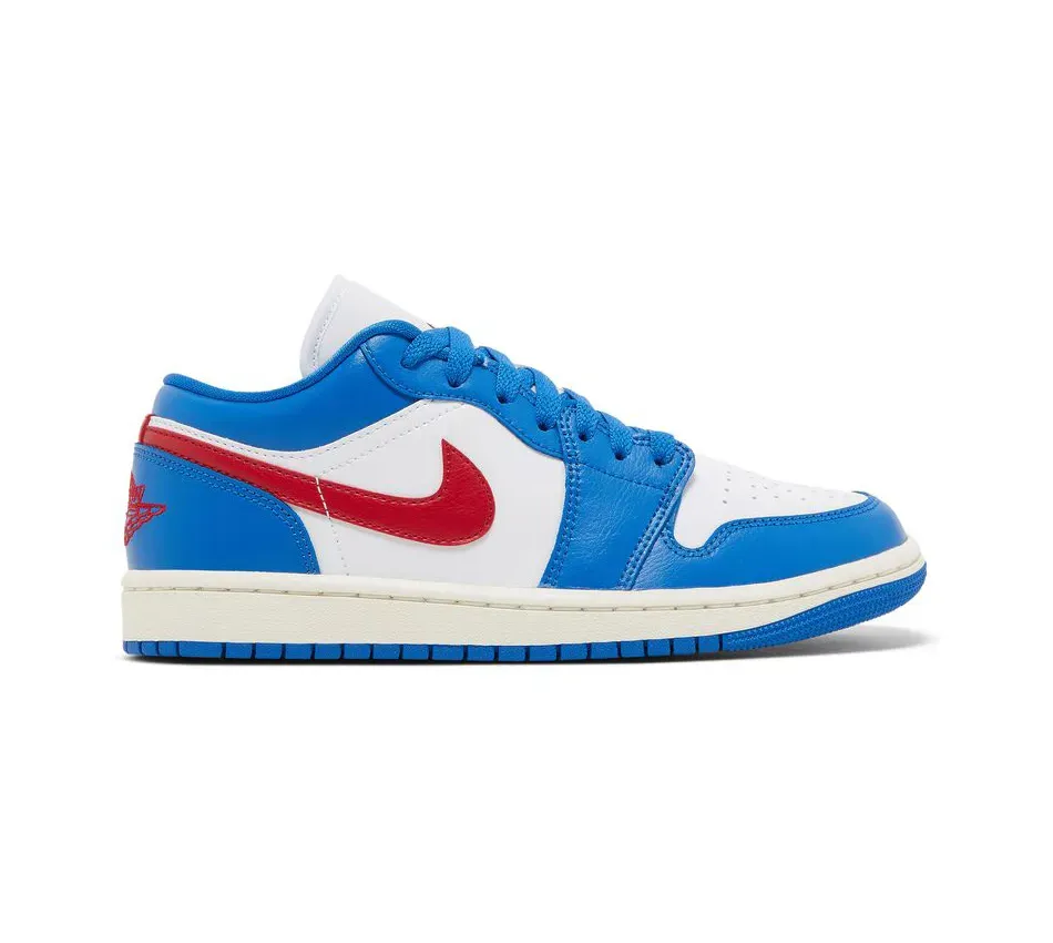 Air Jordan 1 Low Sport Blue Gym Red фото