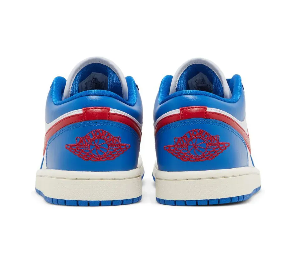 Air Jordan 1 Low Sport Blue Gym Red фото