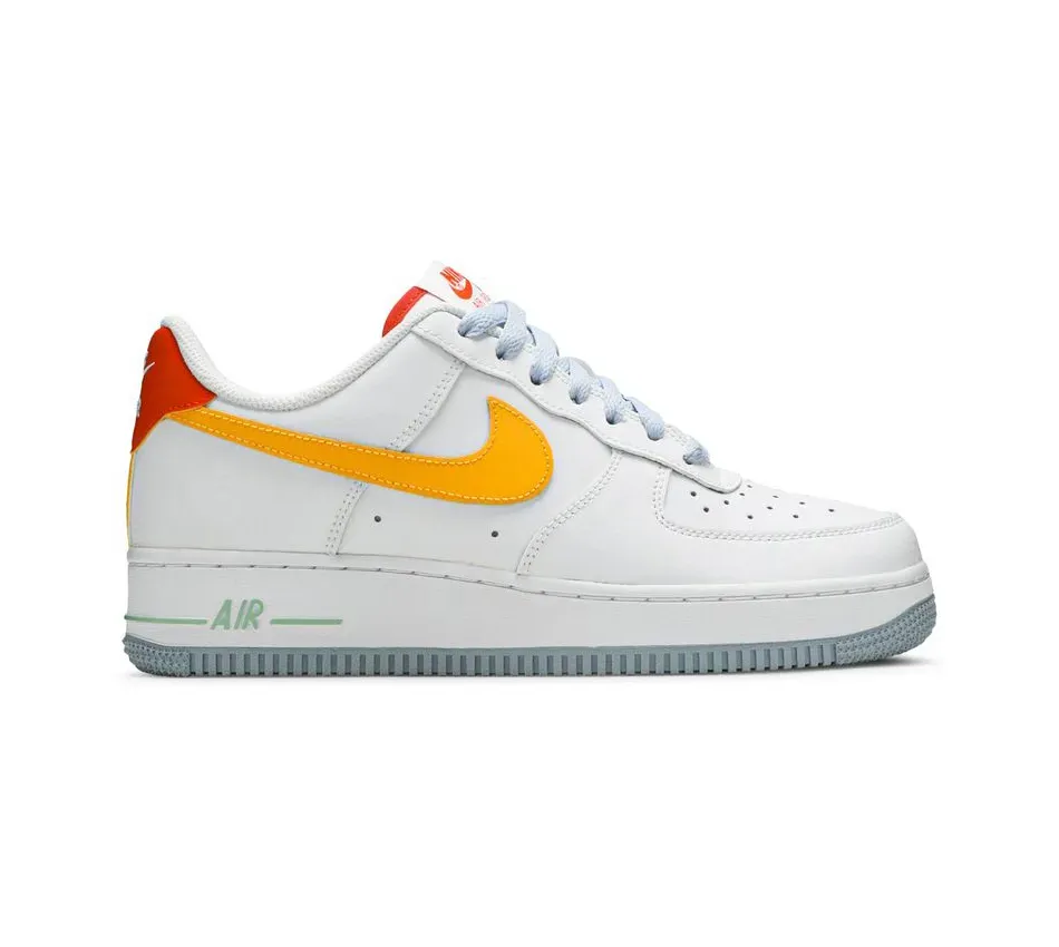 Nike Air Force 1 Be Kind Белый Синий Желтый
