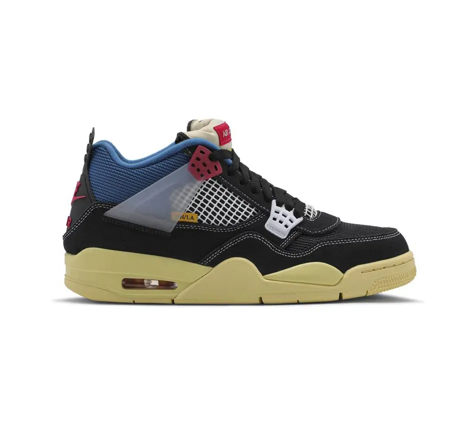 Air Jordan 4 Union Off Noir фото