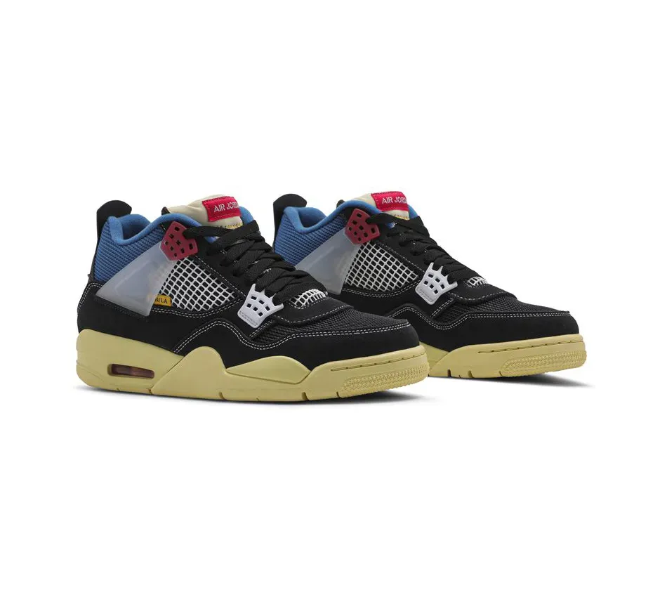 Air Jordan 4 Union Off Noir фото