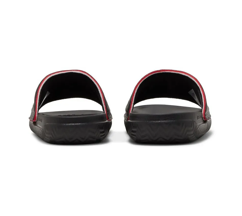 Jordan Play Slide Black University Red