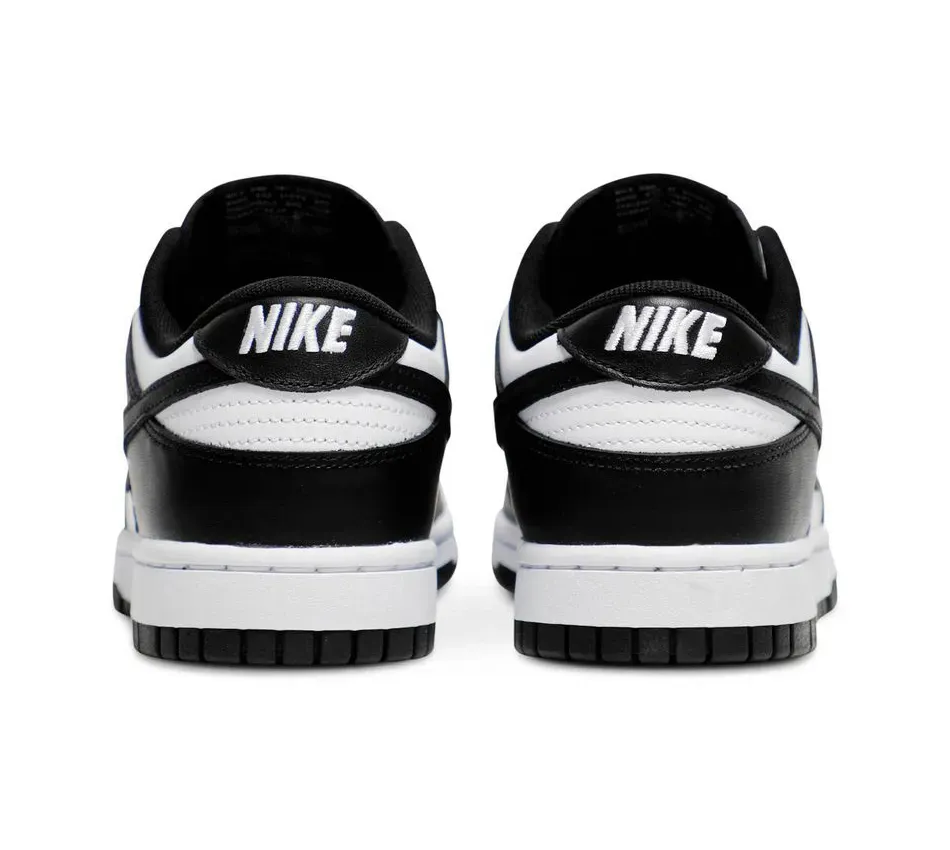 Dunk Low Retro Black White (2021) фото