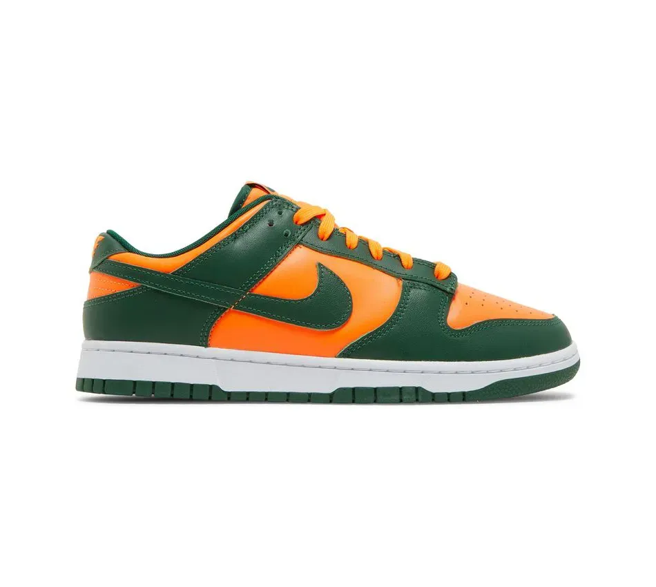 Dunk Low Miami Hurricans фото