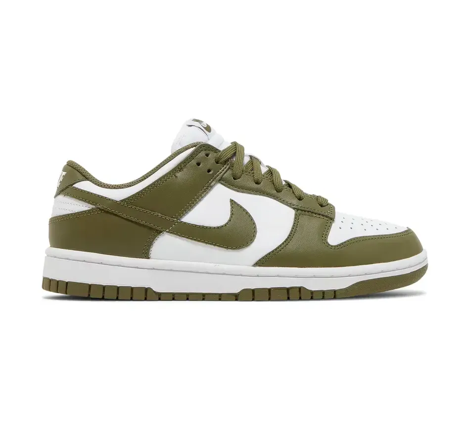 Низкие кроссовки Nike Dunk Low Medium Olive (Зелёный) Унисекс
