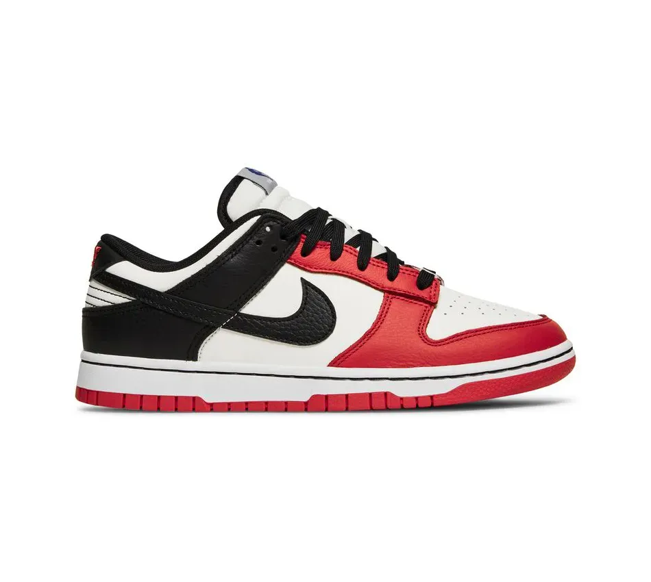 Nike Dunk EMB Low [75th Anniversary Bulls] [Белый/Красный/Черный]