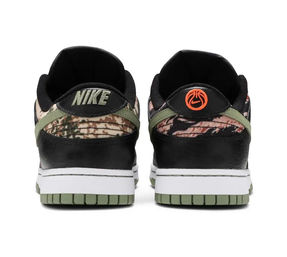 Dunk Low SE Black Multi Camo фото