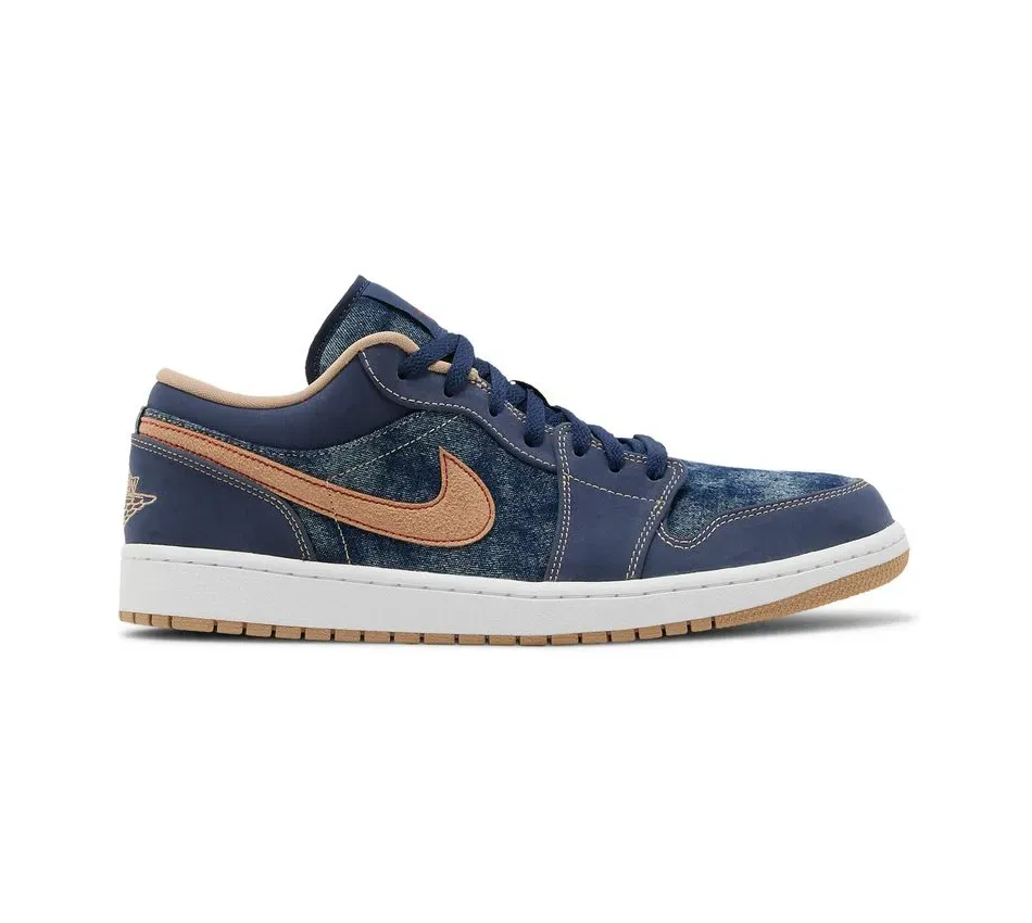 Air Jordan 1 Low 1 Low SE Denim фото
