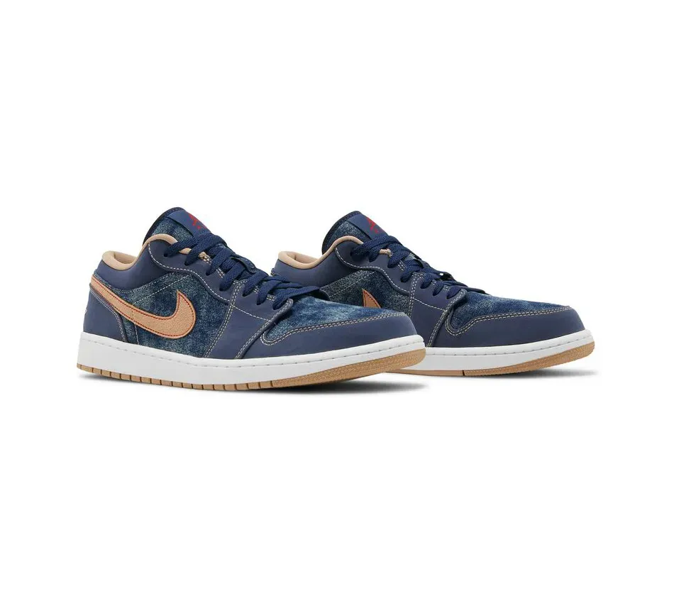 Air Jordan 1 Low 1 Low SE Denim фото