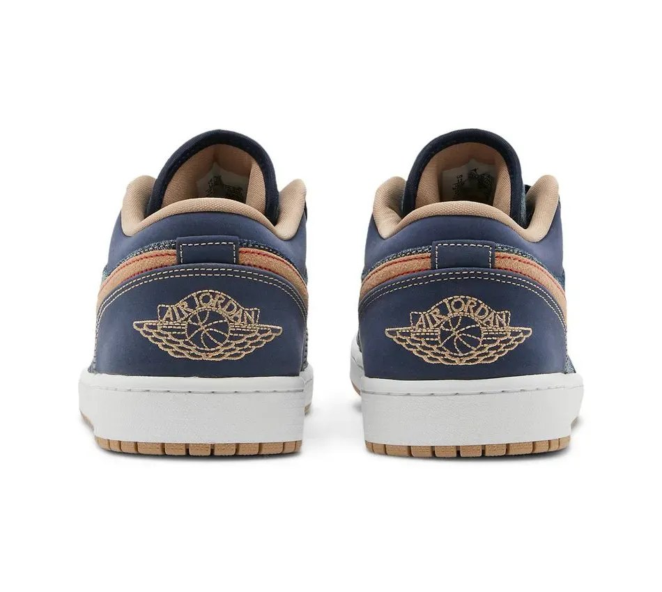 Air Jordan 1 Low 1 Low SE Denim фото