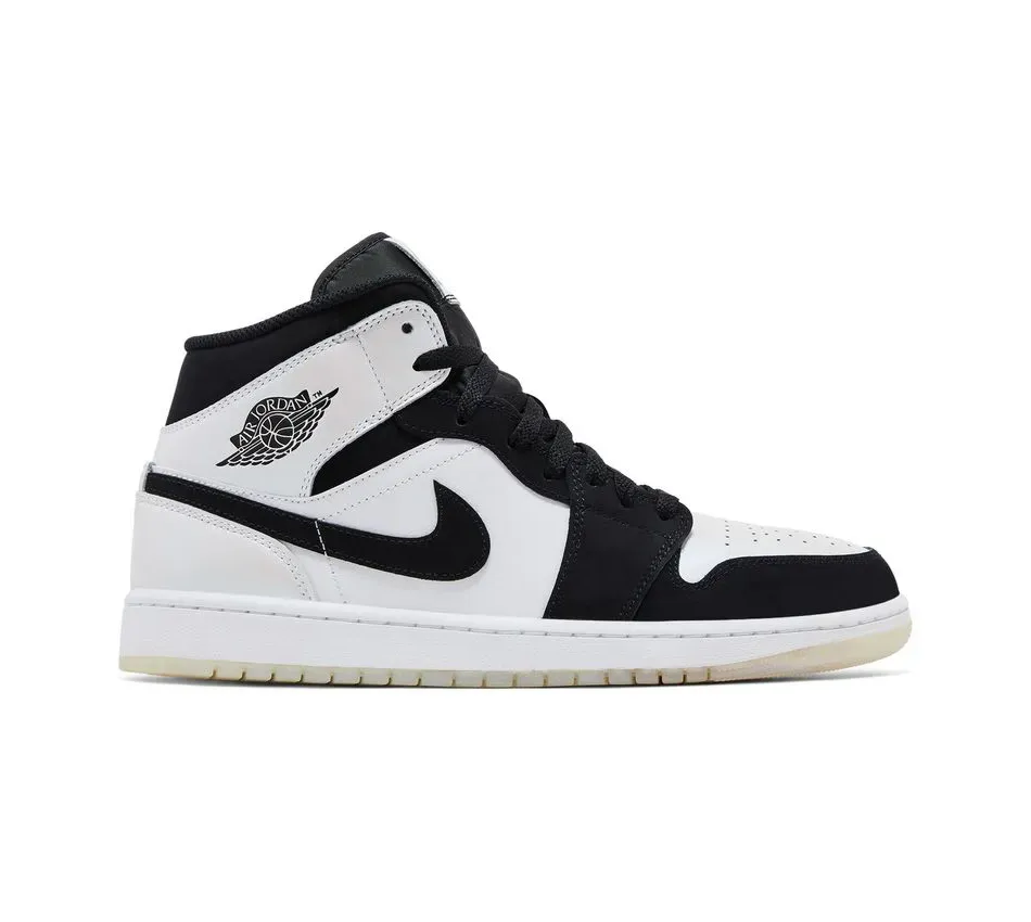 Jordan Air Jordan 1 Mid Белый Черный