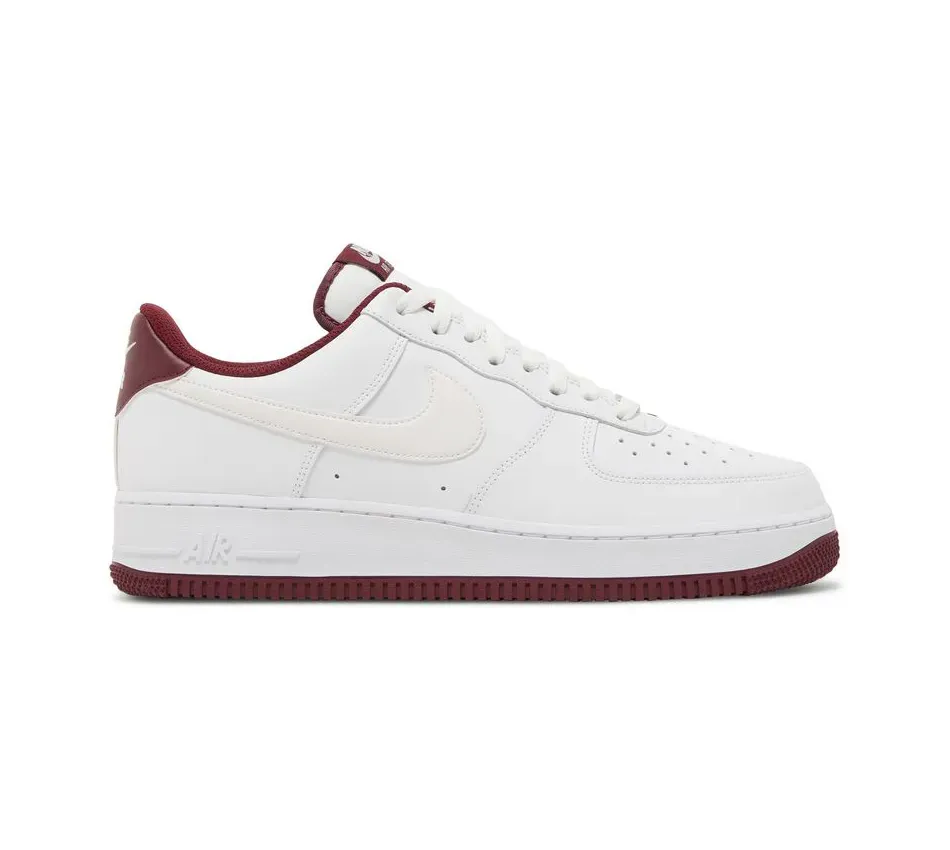 Air Force 1 Low 07 White Dark Beetroot фото