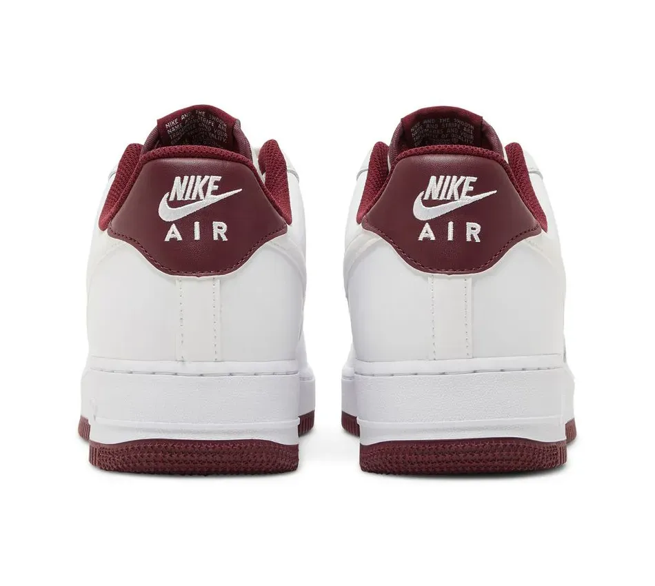 Air Force 1 Low 07 White Dark Beetroot фото