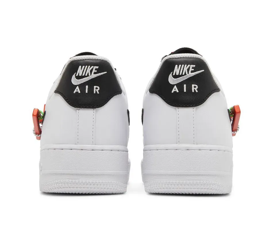 Air Force 1 Low Carabiner-White Habanero Red (2007) Premium фото