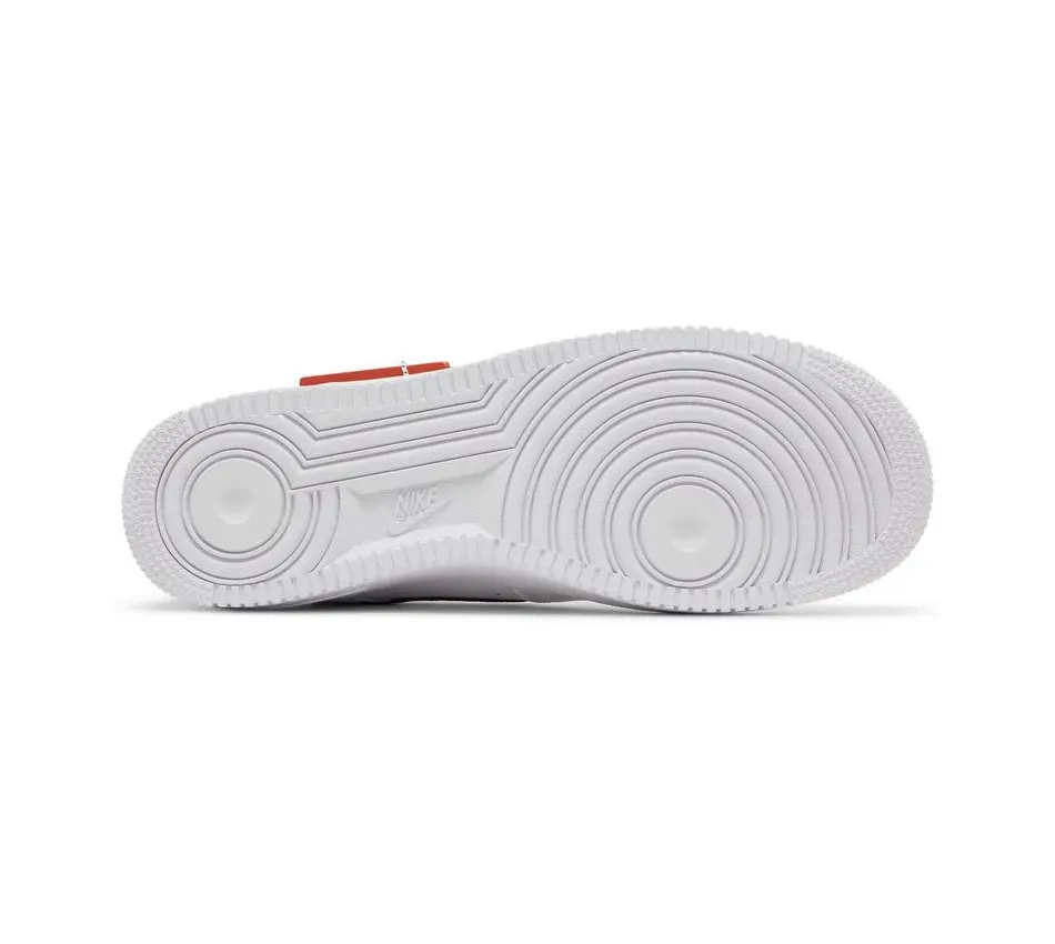 Air Force 1 Low Carabiner-White Habanero Red (2007) Premium фото