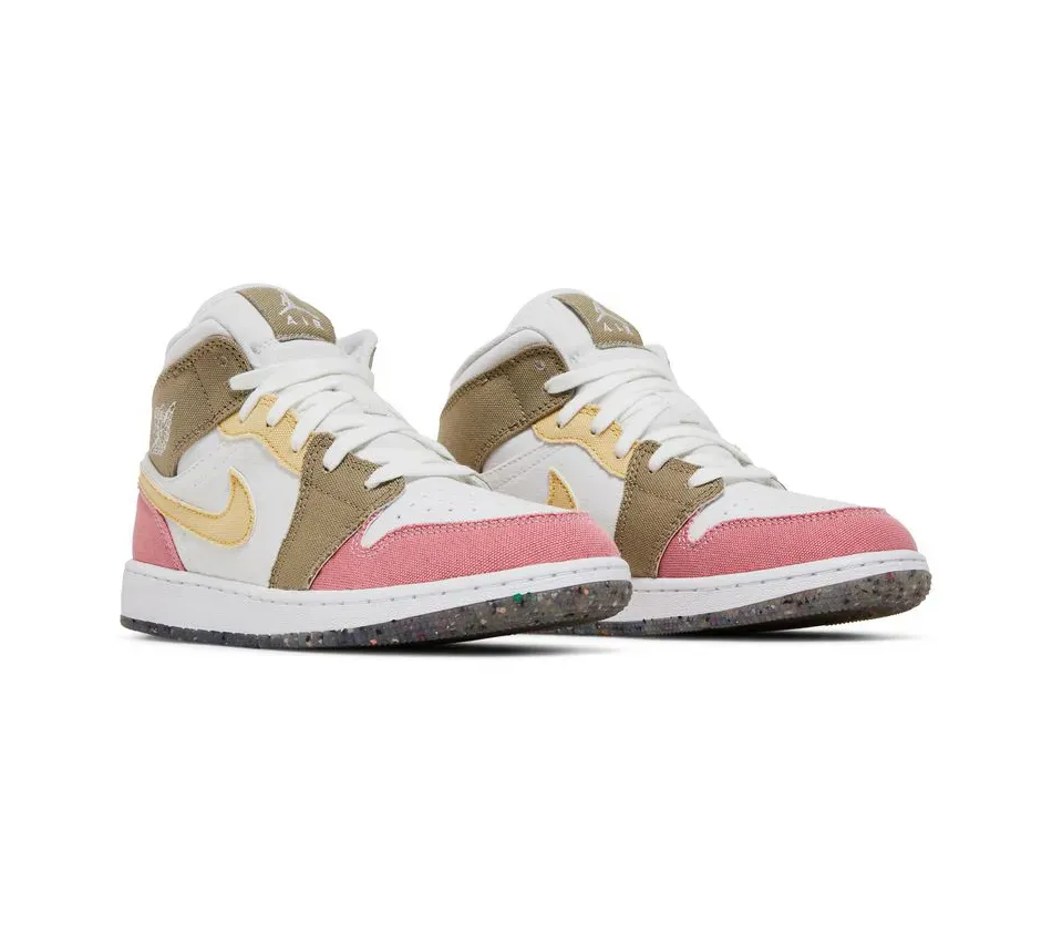Air Jordan 1 Mid SE Pastel Grind фото