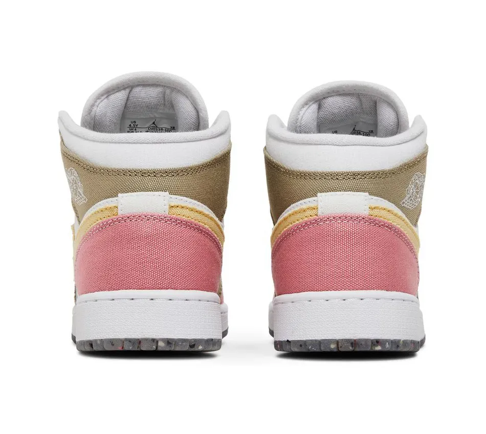 Air Jordan 1 Mid SE Pastel Grind фото