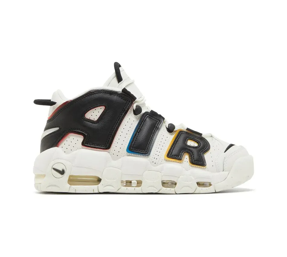 Высокие кроссовки Nike Uptempo Prymary Colors (Белый) Унисекс