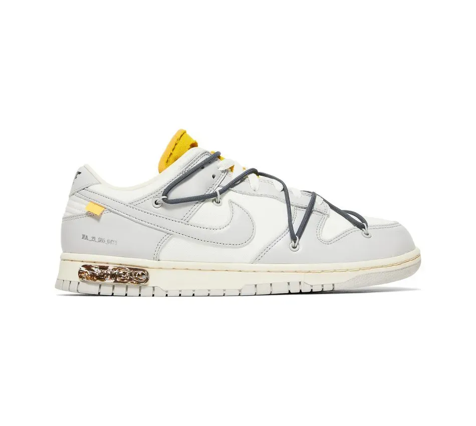 Кроссовки Nike Off White X Dunk Low Lot 41 Of 50 (Белый) Унисекс