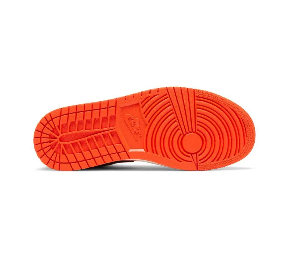 Air Jordan 1 Low Low SE Rush Orange Black фото