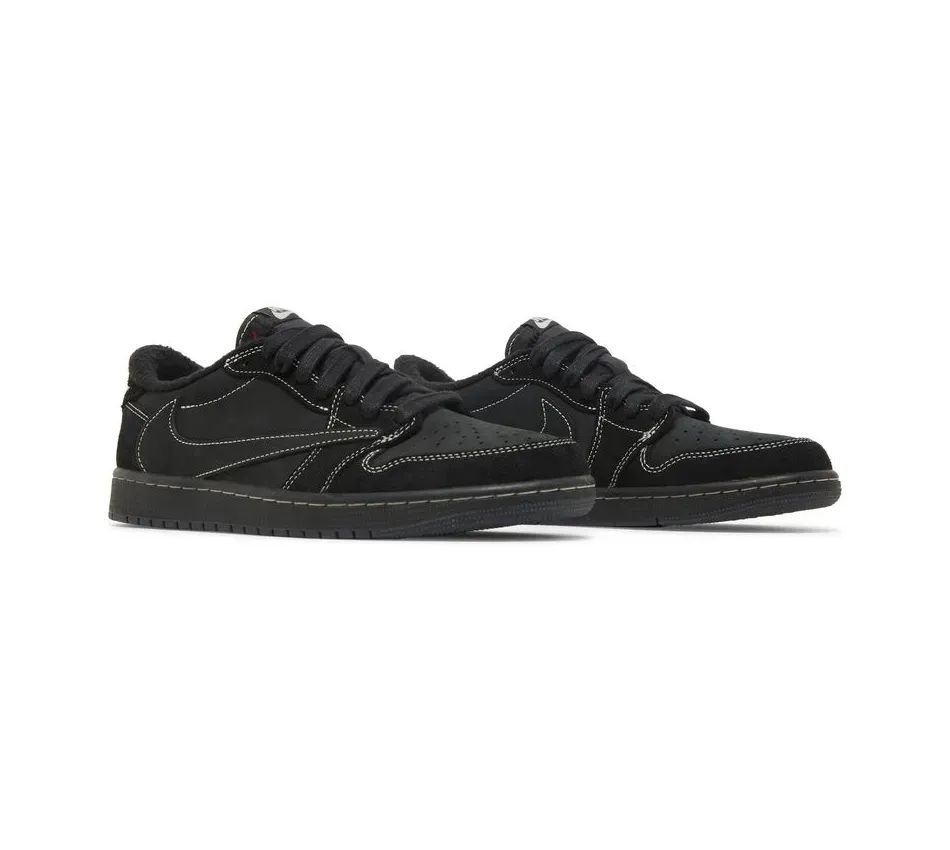 Air Jordan 1 Low Travis Scott OG SP Black Phantom фото