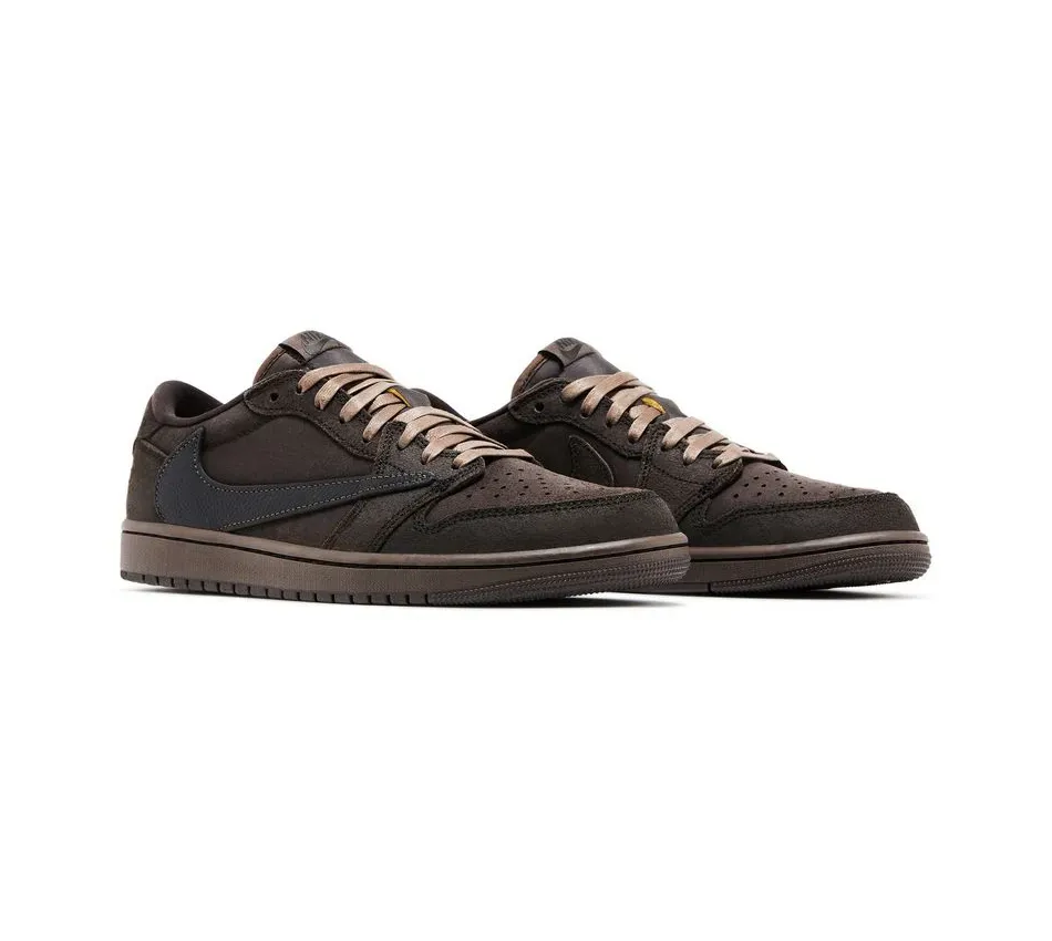 Air Jordan 1 Low Travis Scott OG 'Velvet Brown' фото