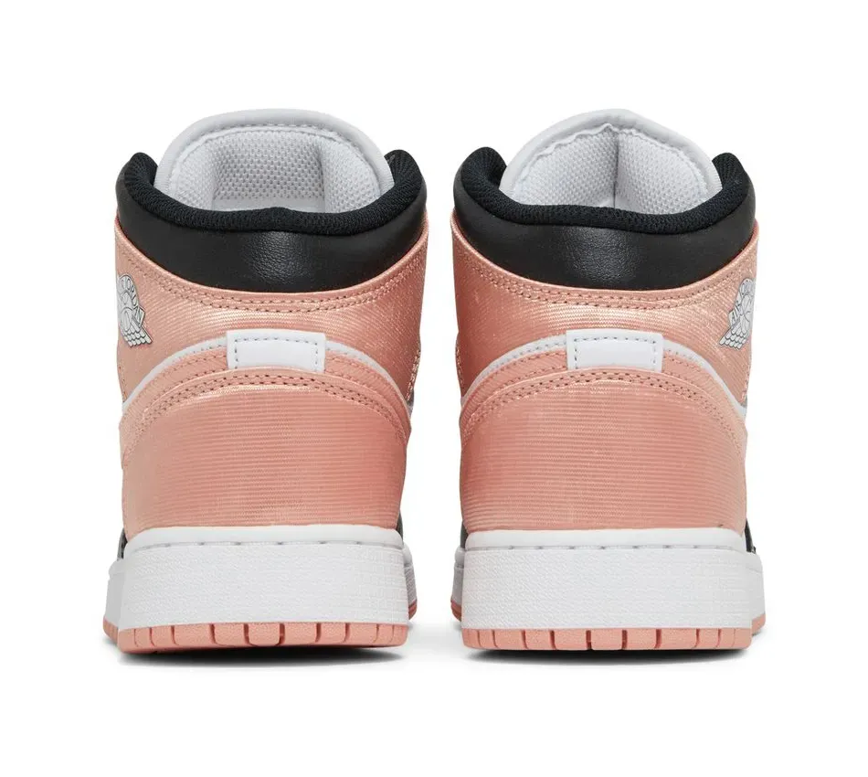 Air Jordan 1 Mid White Light Madder Root фото
