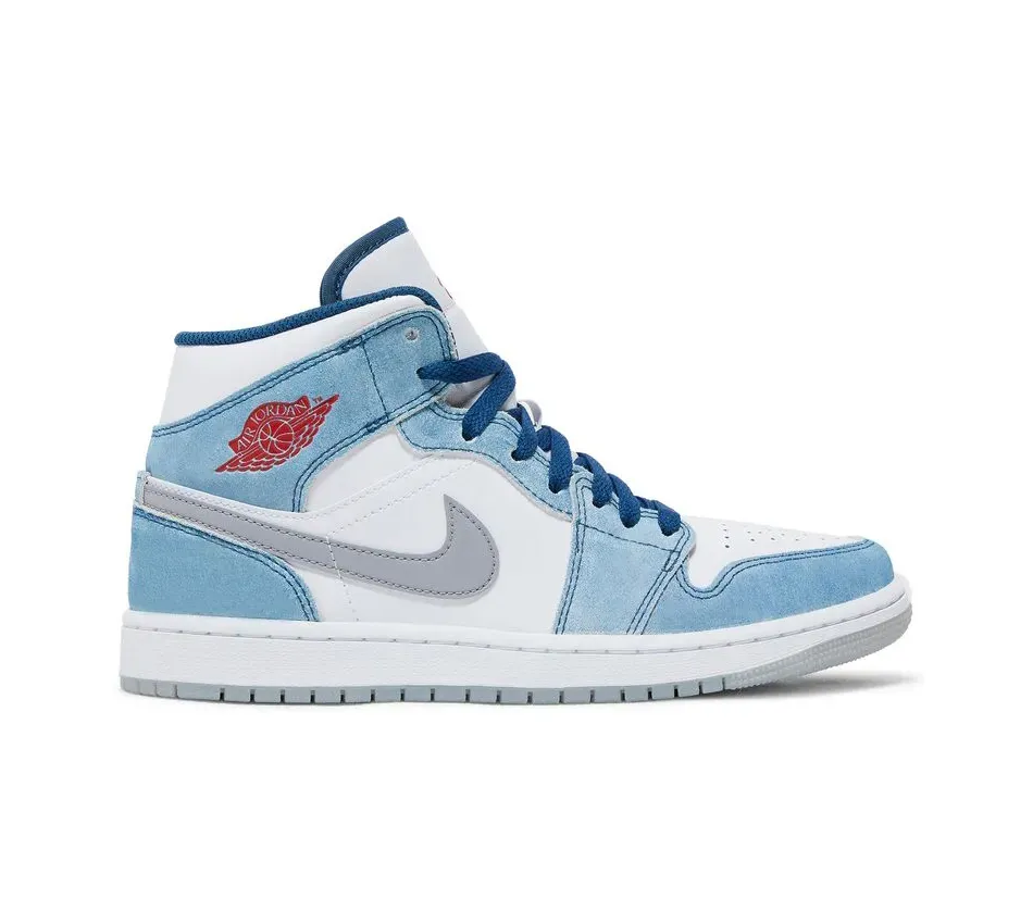 Air Jordan 1 Mid SE French Blue фото
