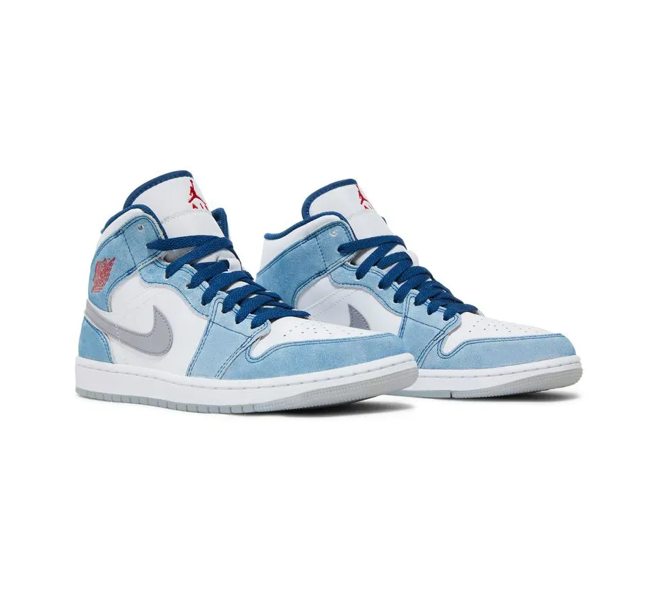 Air Jordan 1 Mid SE French Blue фото