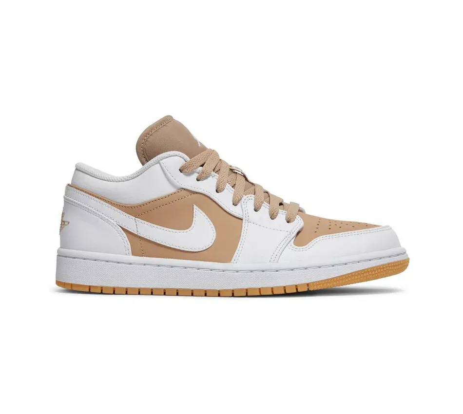 Air Jordan 1 Low Hemp White фото