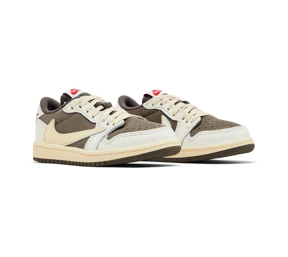 Air Jordan 1 Low X Travis Scott Reverse Mocha Kids фото