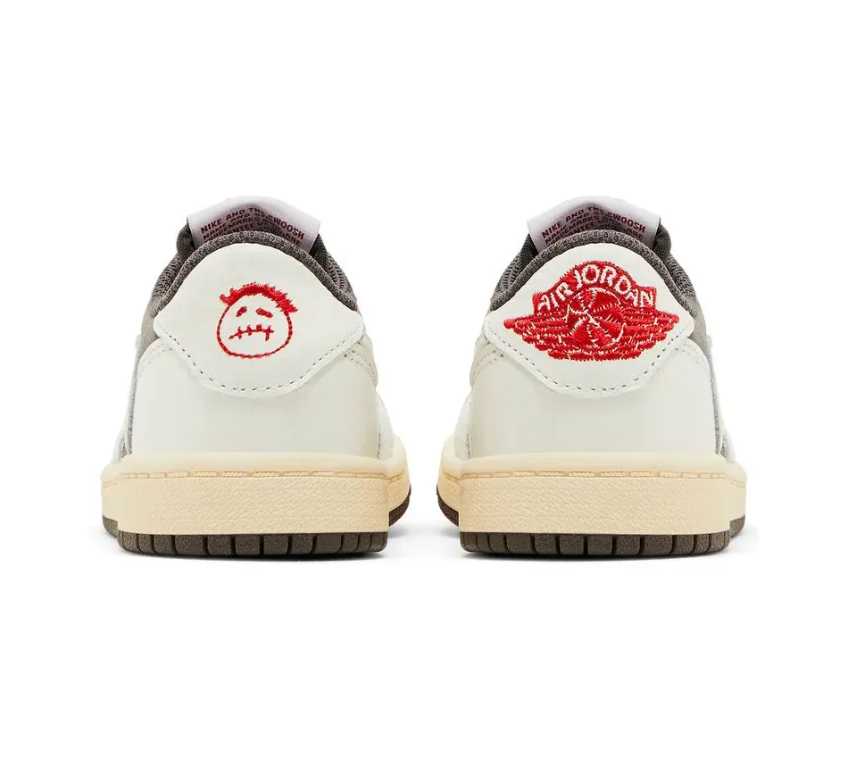 Air Jordan 1 Low X Travis Scott Reverse Mocha Kids фото