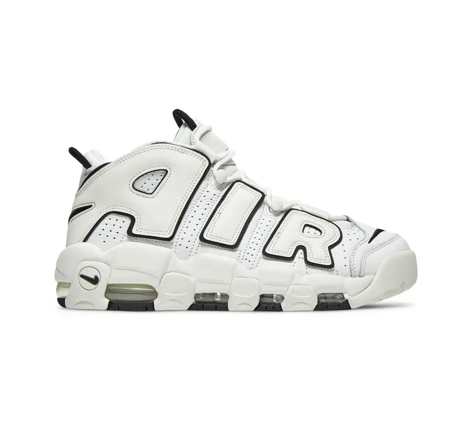 Uptempo WMNS White Black фото