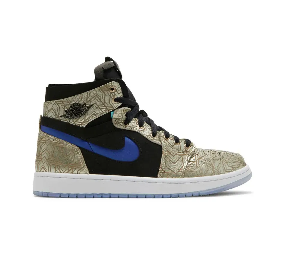 Air Jordan 1 High Zoom Comfort Gold Laser фото