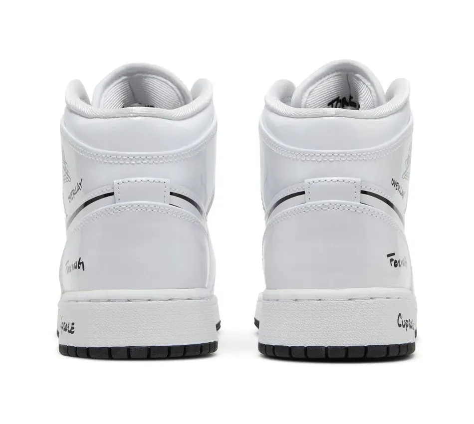 Air Jordan 1 Mid GS Schematic фото